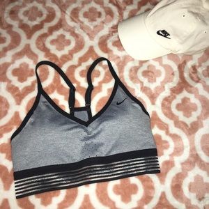 Padded | Gray | Nike | Sports Bra